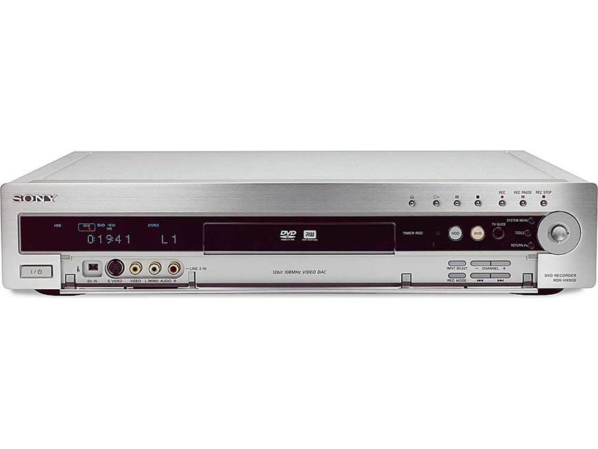 Sony RDR-HX900 DVD recorder + 160GB digital video recorder with TV