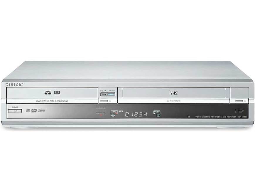 Sony RDR-VX500 Combination DVD recorder + HiFi VCR at Crutchfield