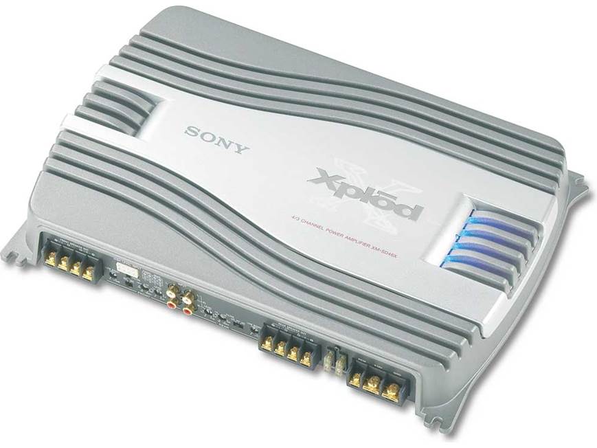 Sony XM-SD46X 4-channel car amplifier 60 watts RMS x 4 at Crutchfield