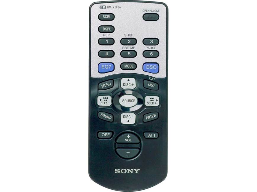 Sony CDX-M8805X CD/MP3 receiver with CD changer controls at