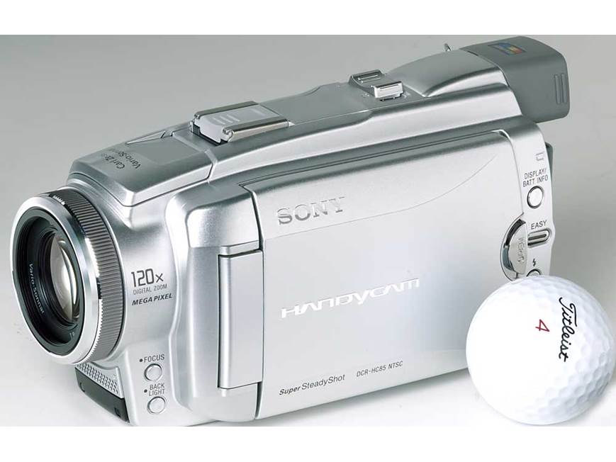 Sony DCR-HC85 Mini DV digital camcorder at Crutchfield