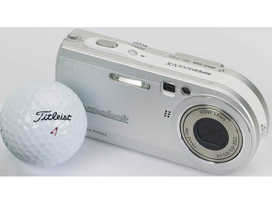 Sony DSC-P100 5-megapixel digital camera at Crutchfield