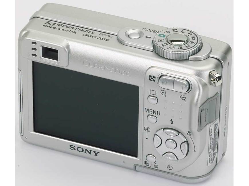 Sony DSC-W1 (Silver) 5-megapixel digital camera (Silver) at