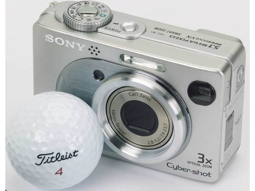 Sony DSC-W1 (Silver) 5-megapixel digital camera (Silver) at