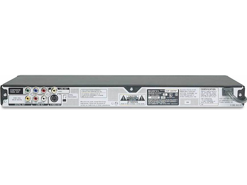 新品未使用　SONY DVP-NS575P CD/DVDプレーヤー 本体 Amazon.com: Sony DVP-NS575P/S Progressive Scan DVD Player, Silver