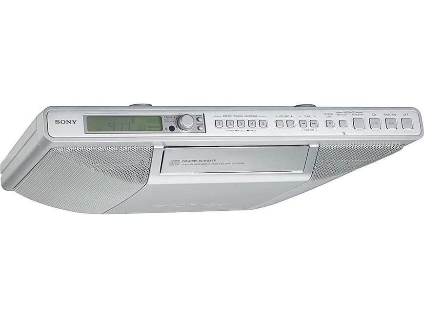 Sony ICF-CD553RM Kitchen radio with CD player at Crutchfield