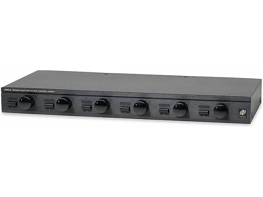 Niles SSVC-6 6-pair speaker selector with volume control at
