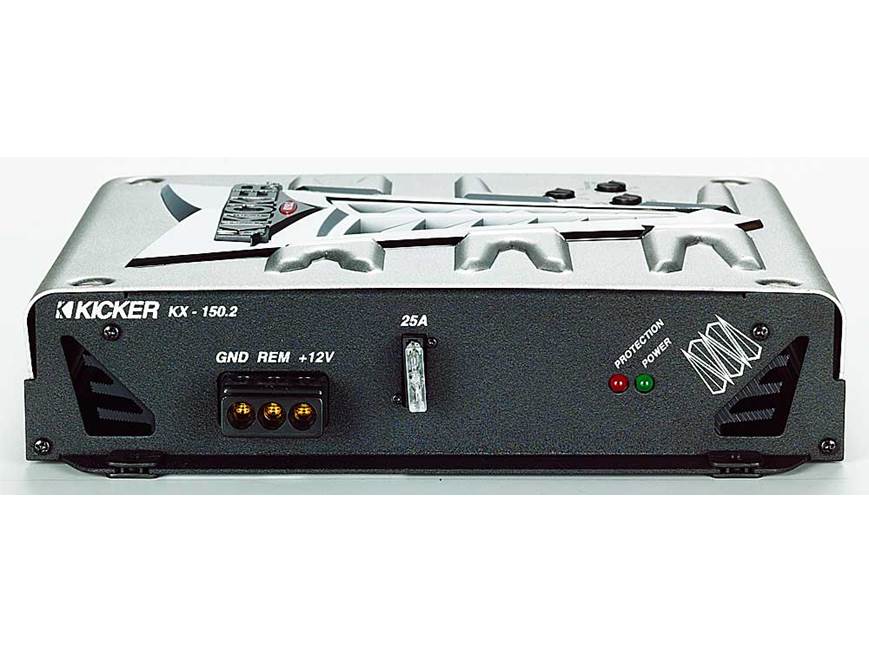 Kicker KX150.2 2-channel car amplifier 38 watts RMS x 2 at Crutchfield