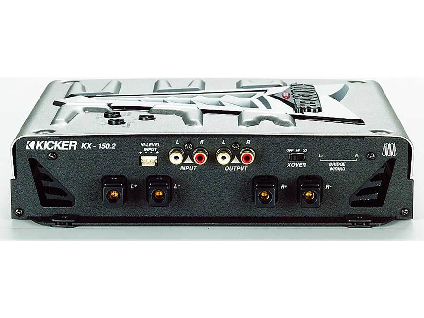 Kicker KX150.2 2-channel car amplifier 38 watts RMS x 2 at Crutchfield