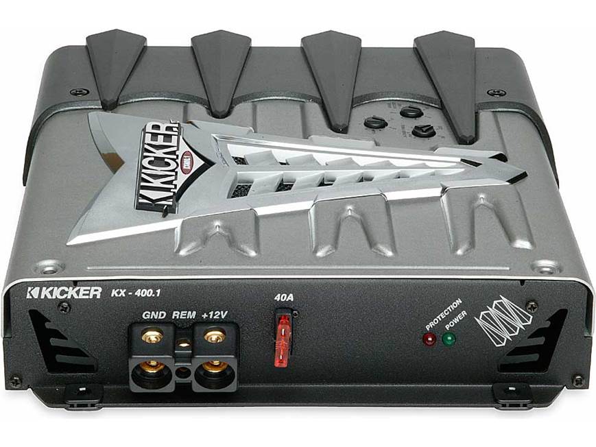 Kicker kx 400.1  ウーハー用アンプ Kicker KX400.1 Mono subwoofer amplifier 200 watts RMS x 1 at