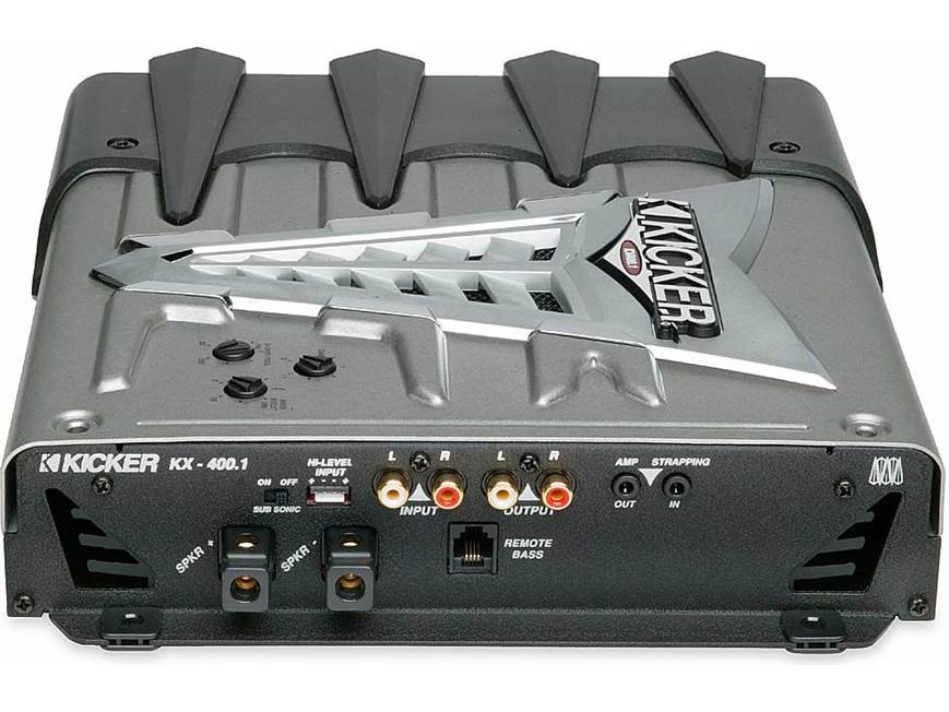 KICKER KX 400.1 アンプ Kicker KX400.1 Mono subwoofer amplifier 200 watts RMS x 1 at