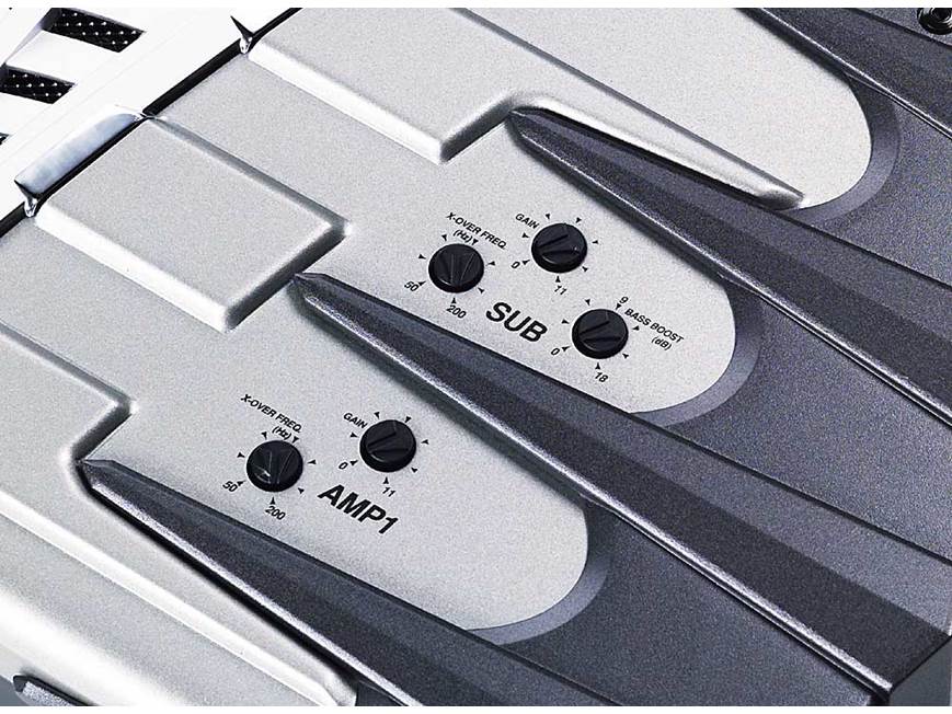 Kicker KX550.3 3-channel car amplifier 70 watts RMS x 2 + 210