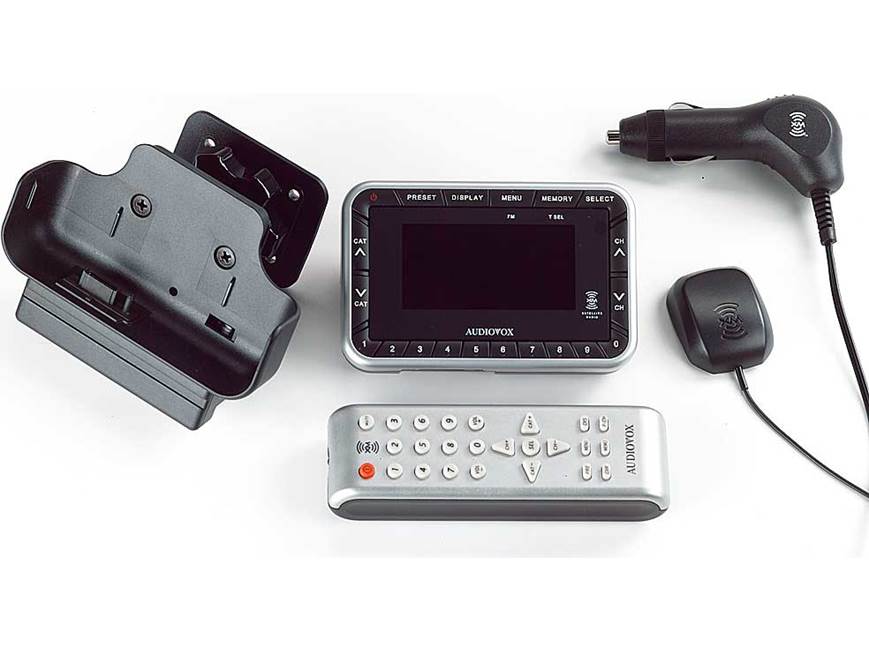 Audiovox XM Satellite Radio Package XR9 plug-and-play tunerXC9 car