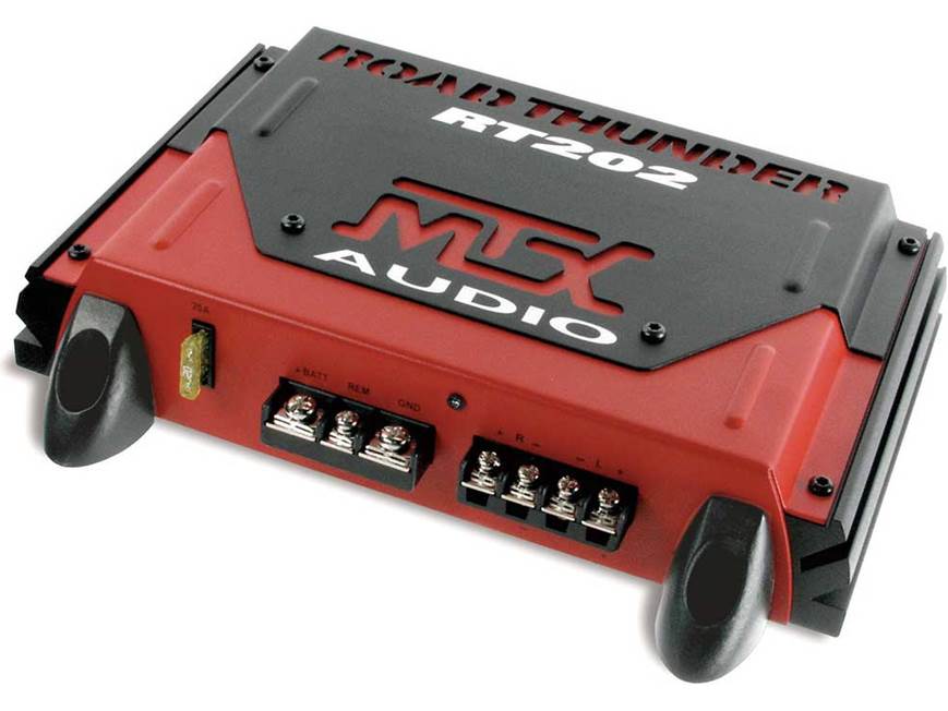 MTX RoadThunder RT202 2-channel car amplifier 37.5 watts RMS x 2