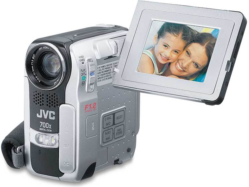 JVC GR-DX77 Mini DV digital camcorder at Crutchfield