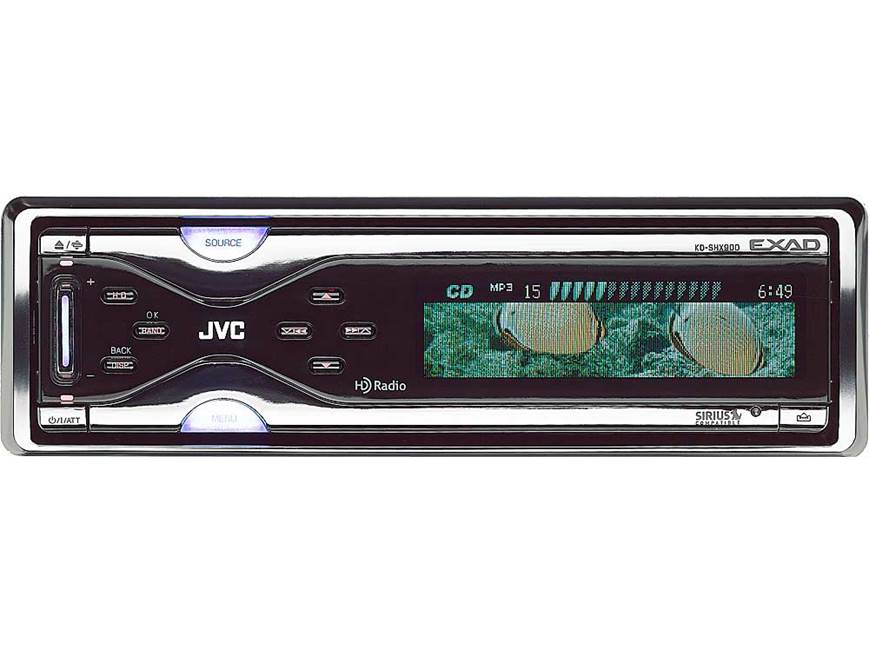 JVC EXAD KD-SHX900 HD Radio/CD receiver with MP3/WMA playback at