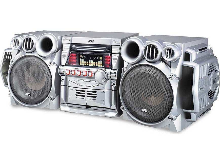 JVC MX-GB5 3-CD/tape/AM/FM shelf system at Crutchfield