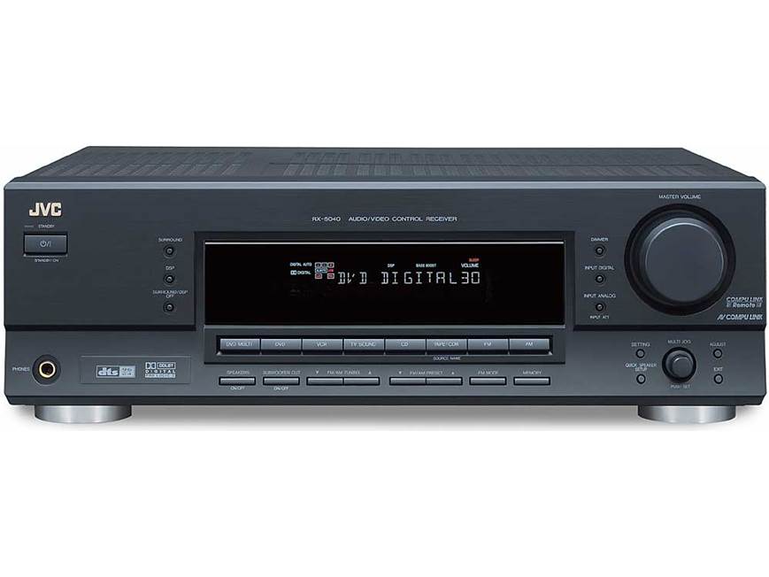 JVC RX-6040B Home theater receiver with Dolby Digital, DTS, Pro