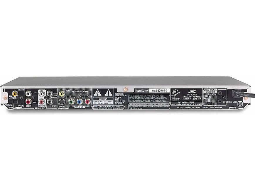 JVC XV-N512S DVD/CD/DVD-Audio player at Crutchfield