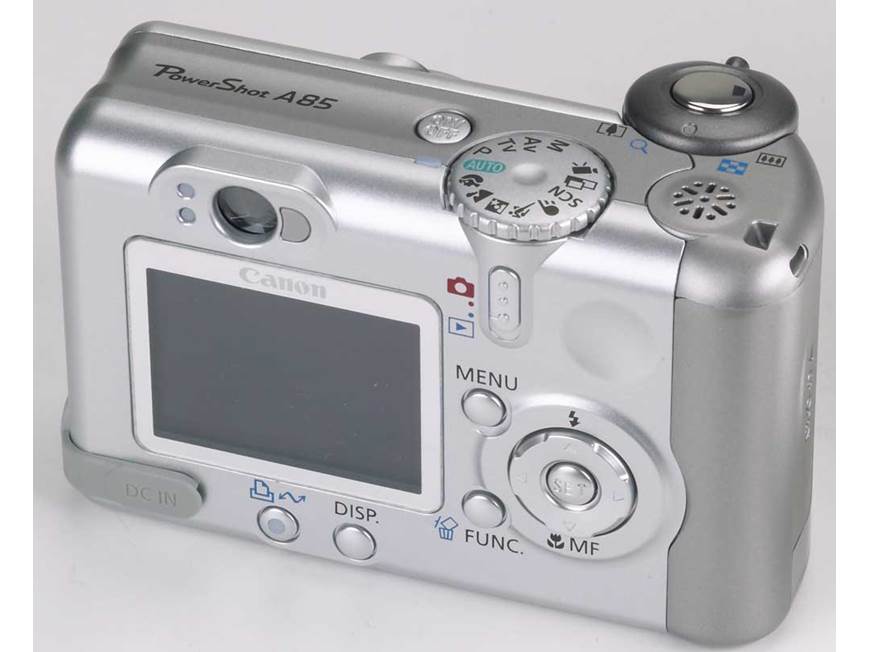 Canon PowerShot A85 4-megapixel digital camera at Crutchfield