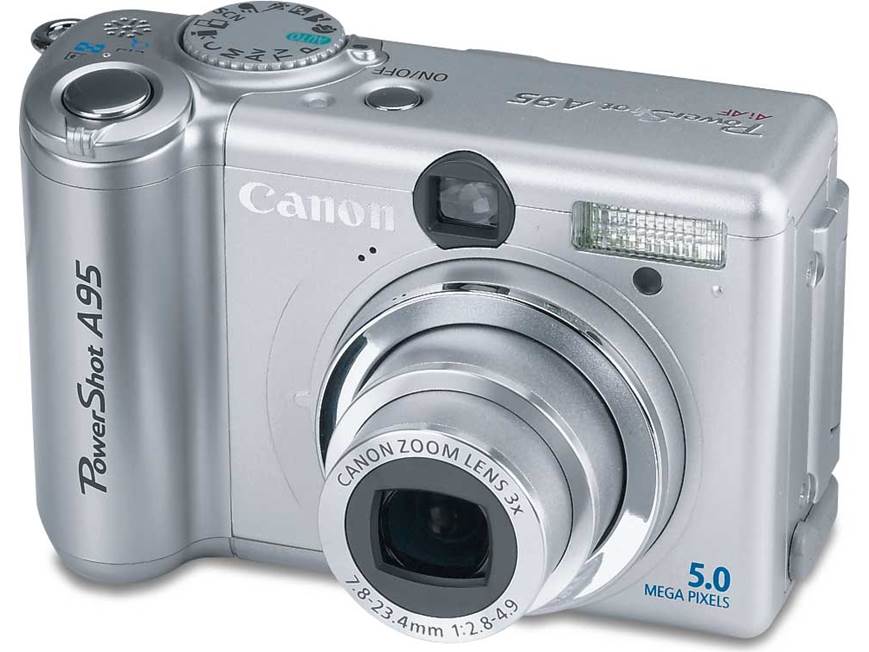 Canon PowerShot A95 5-megapixel digital camera at Crutchfield