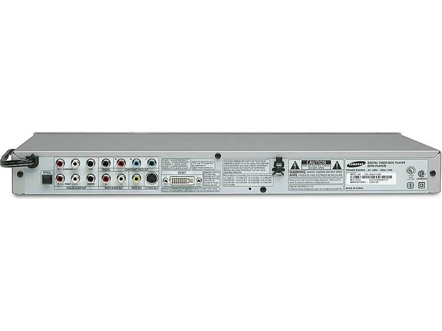 Samsung DVD-HD841 DVD/CD/SACD/DVD-Audio player with 720p/768p