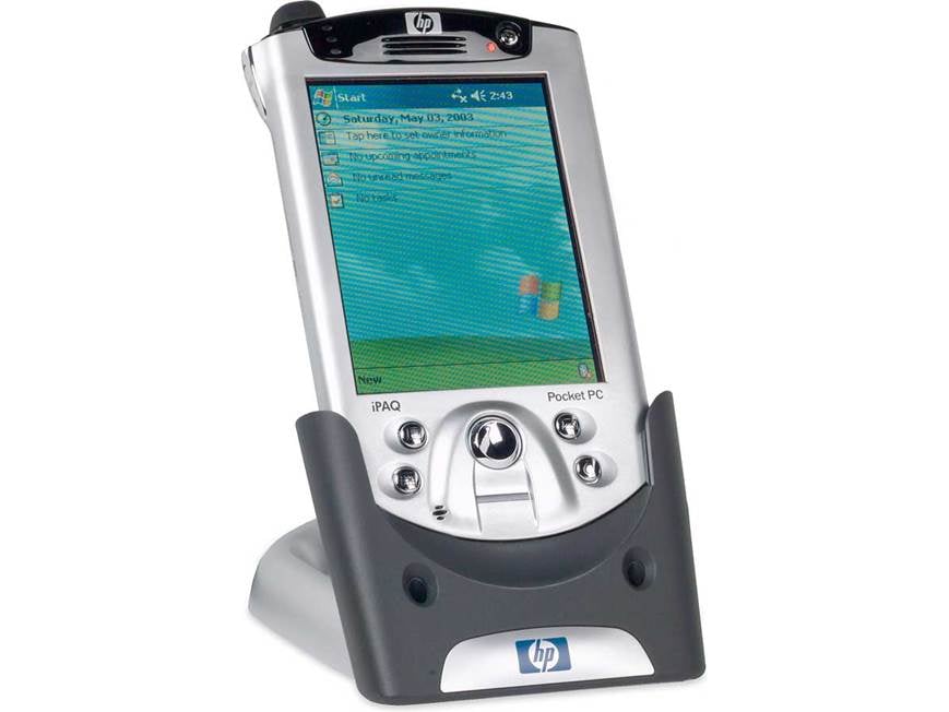 HP iPAQ h5555 Pocket PC with integrated Wi-Fi and biometric