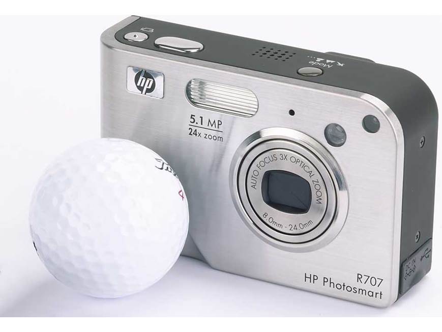 HP Photosmart R707 5.1-megapixel digital camera at Crutchfield