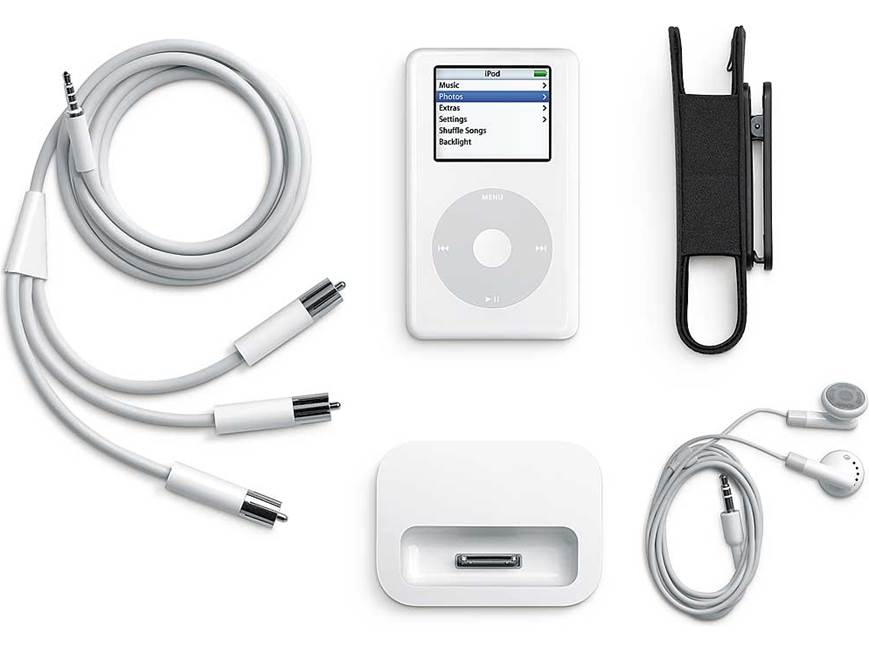 Apple 40GB iPod™ photo Portable MP3 player/photo viewer at Crutchfield