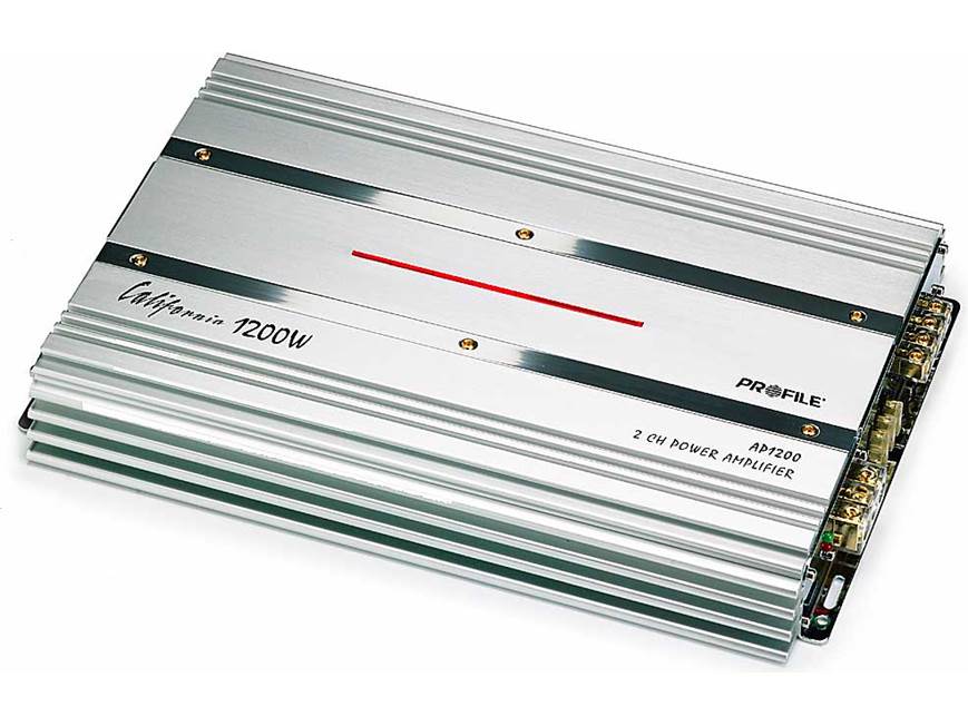 Profile AP1200 2-channel car amplifier 200 watts RMS x 2 at