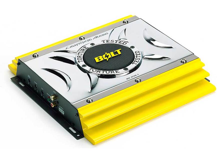 Lightning Audio Bass Package Bolt B2.250.1 mono sub ampTwo Bolt P3