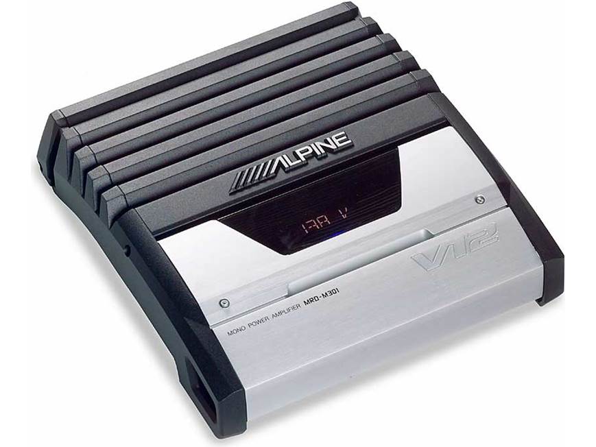Alpine Bass Package MRD-M301 mono amplifier and two SWE-1041 10