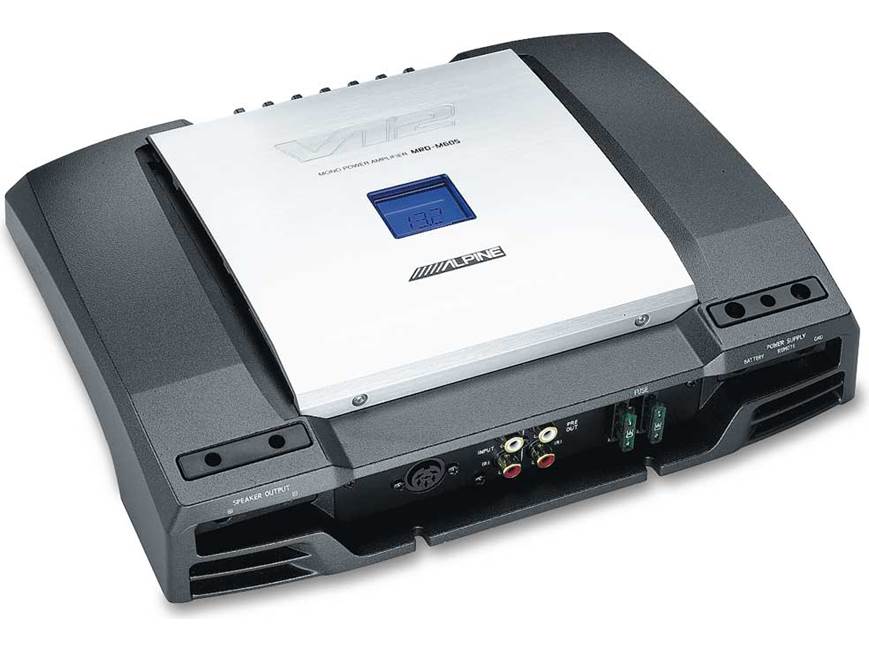 Alpine MRD-M605 Mono subwoofer amplifier 400 watts RMS x 1 at 