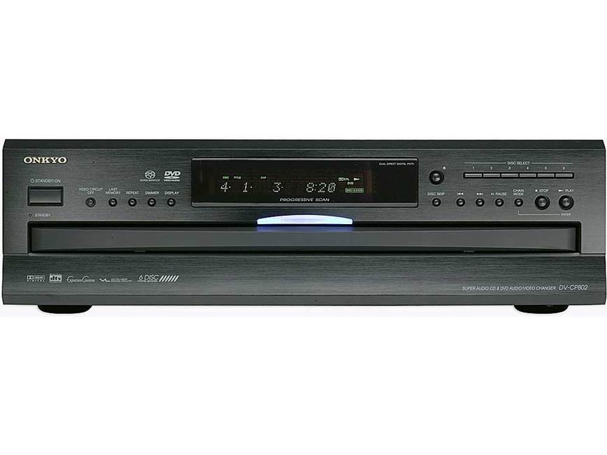 Onkyo DV-CP802 6-disc universal DVD/CD/SACD/DVD-Audio changer at