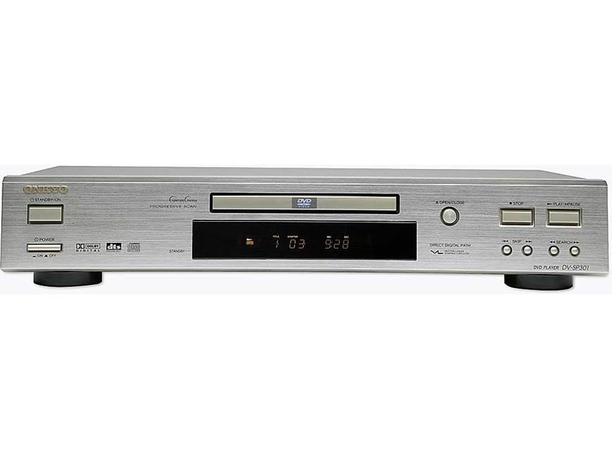 Onkyo DV-SP301S (Silver) DVD/CD player (Silver) at Crutchfield