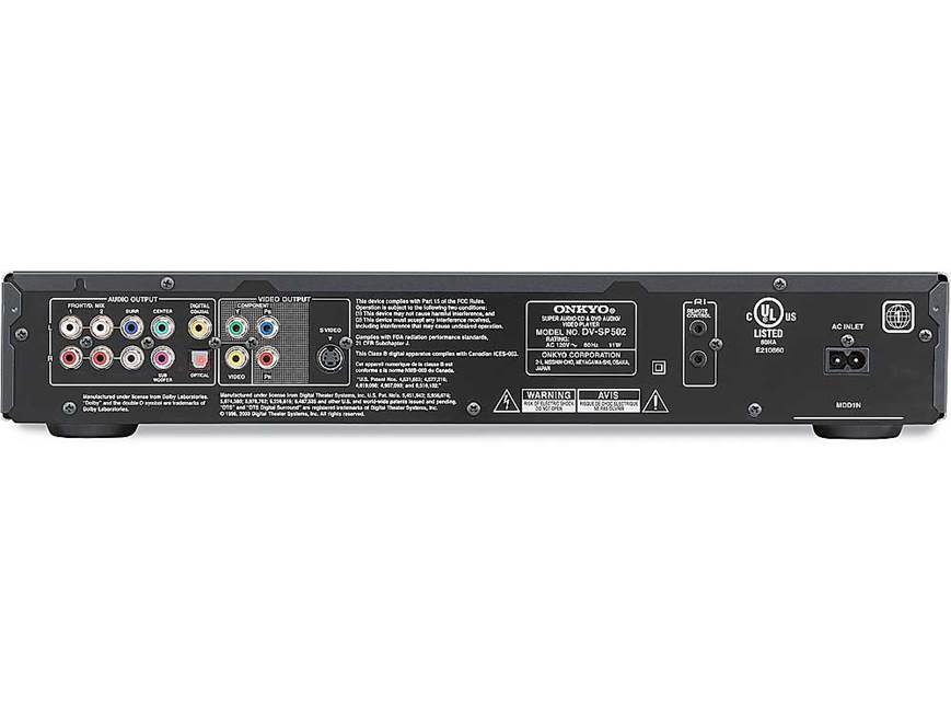 Onkyo DV-SP502 (Black) Universal DVD/CD/SACD/DVD-Audio player