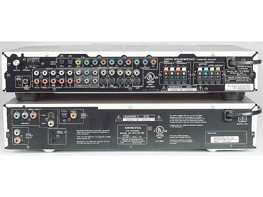 Onkyo HT-L970 6.1-channel component DVD home theater system at