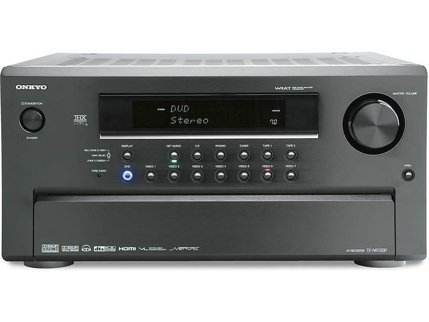 Onkyo TX-NR1000 Home theater receiver with THX Ultra2, HDMI