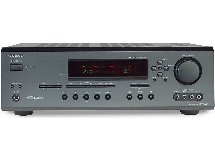 Onkyo TX-SR502 (Black) Home theater receiver with Dolby Digital EX
