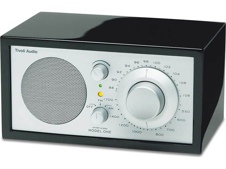Poste Radio Tivoli Audio Model One Henry Kloss – Beige Palissandre, AM/FM, Analogique