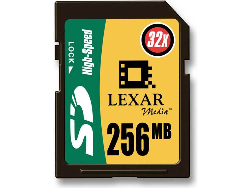 Lexmarkflash Card Lexar Secure Digital 32X (256MB) Blank flash memory card (256MB) at ...