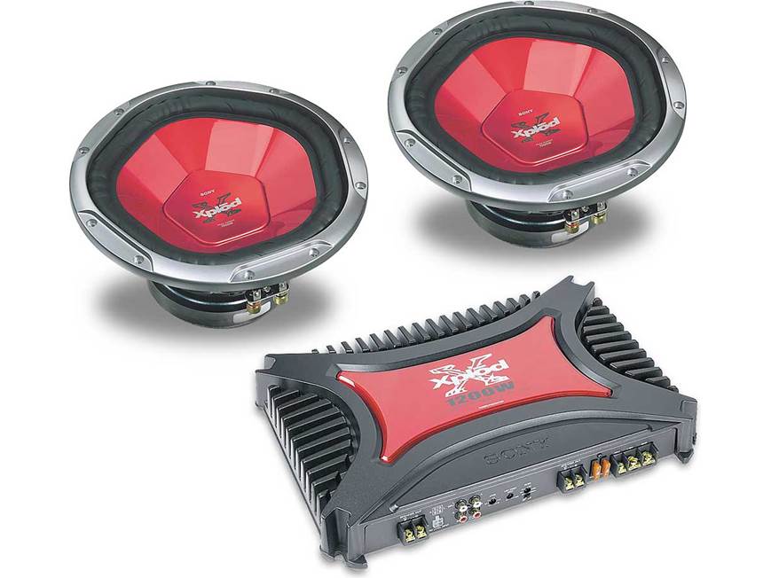 Sony Amplifier & Subwoofers Package XM-2200GTX car amplifierTwo XS