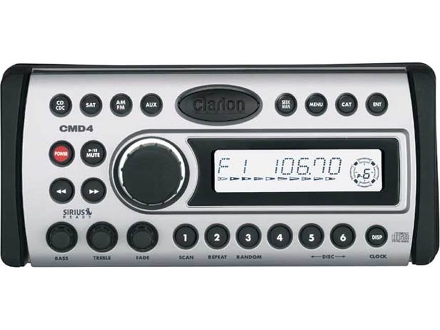Clarion CMD4 Marine CD receiver at Crutchfield