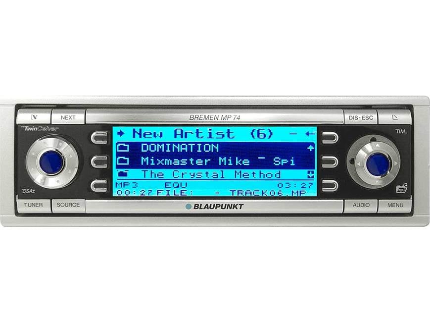 Blaupunkt Bremen MP74 CD player with MP3 playback at Crutchfield