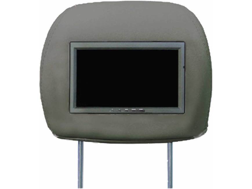 Vizualogic Video Headrests Package (Dark Charcoal) Two dark