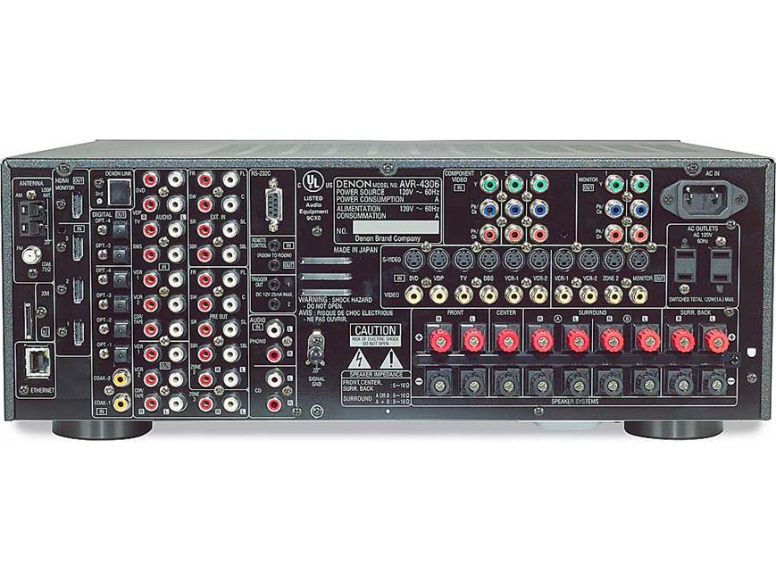 Denon AVR-4306 (Black) 7-channel home theater receiver (Black) at