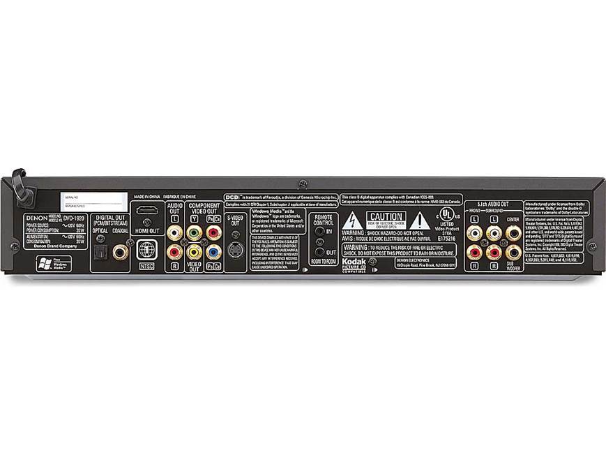 Denon DVD-1920 DVD/CD/SACD/DVD-Audio player with digital video