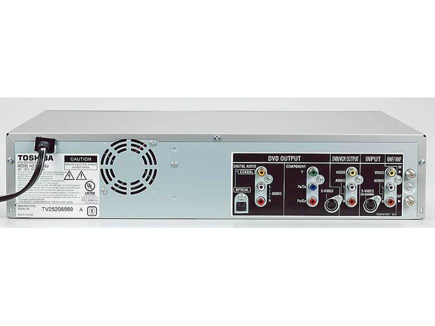 Toshiba D-VR4 Combination DVD recorder + HiFi VCR at Crutchfield