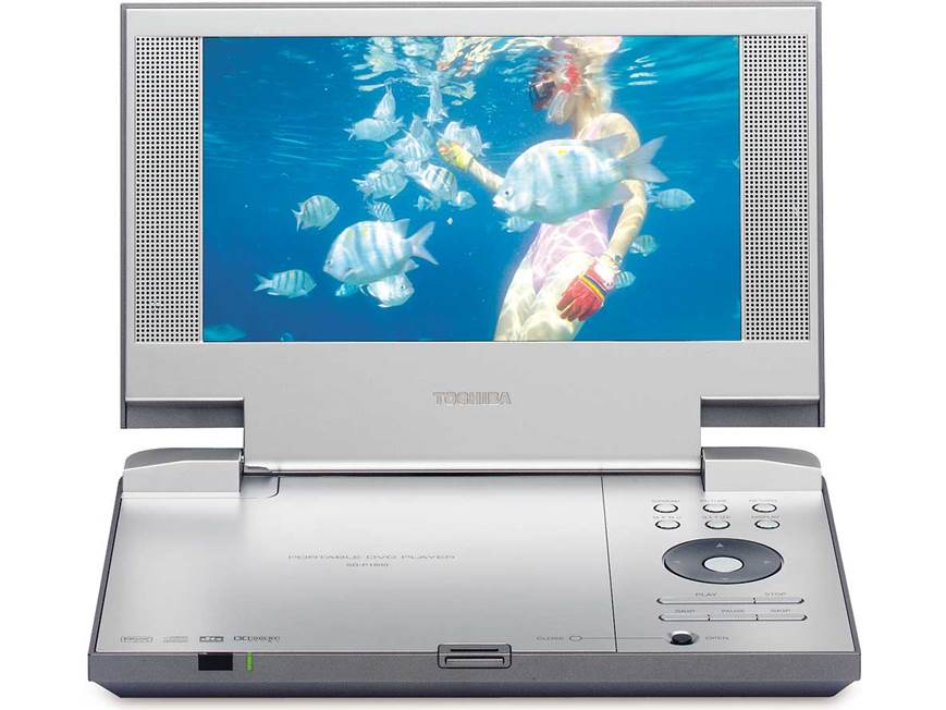 Toshiba SD-P1800 Portable DVD player with 8