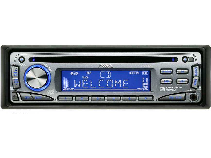 Aiwa CDC-X304 CD receiver at Crutchfield